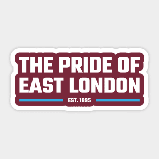 The Pride of East London Sticker